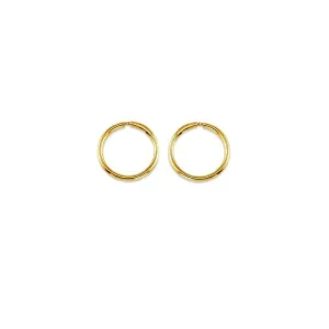 10K Yellow Gold Sleeper Earrings