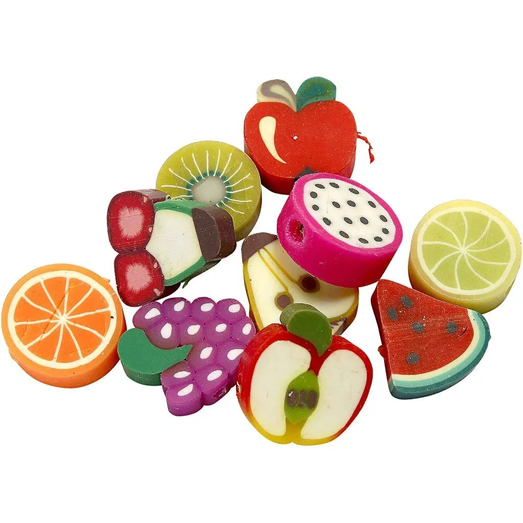 10mm Fruit Shapped Beads – Make Personalized Bracelets Necklaces & Earrings