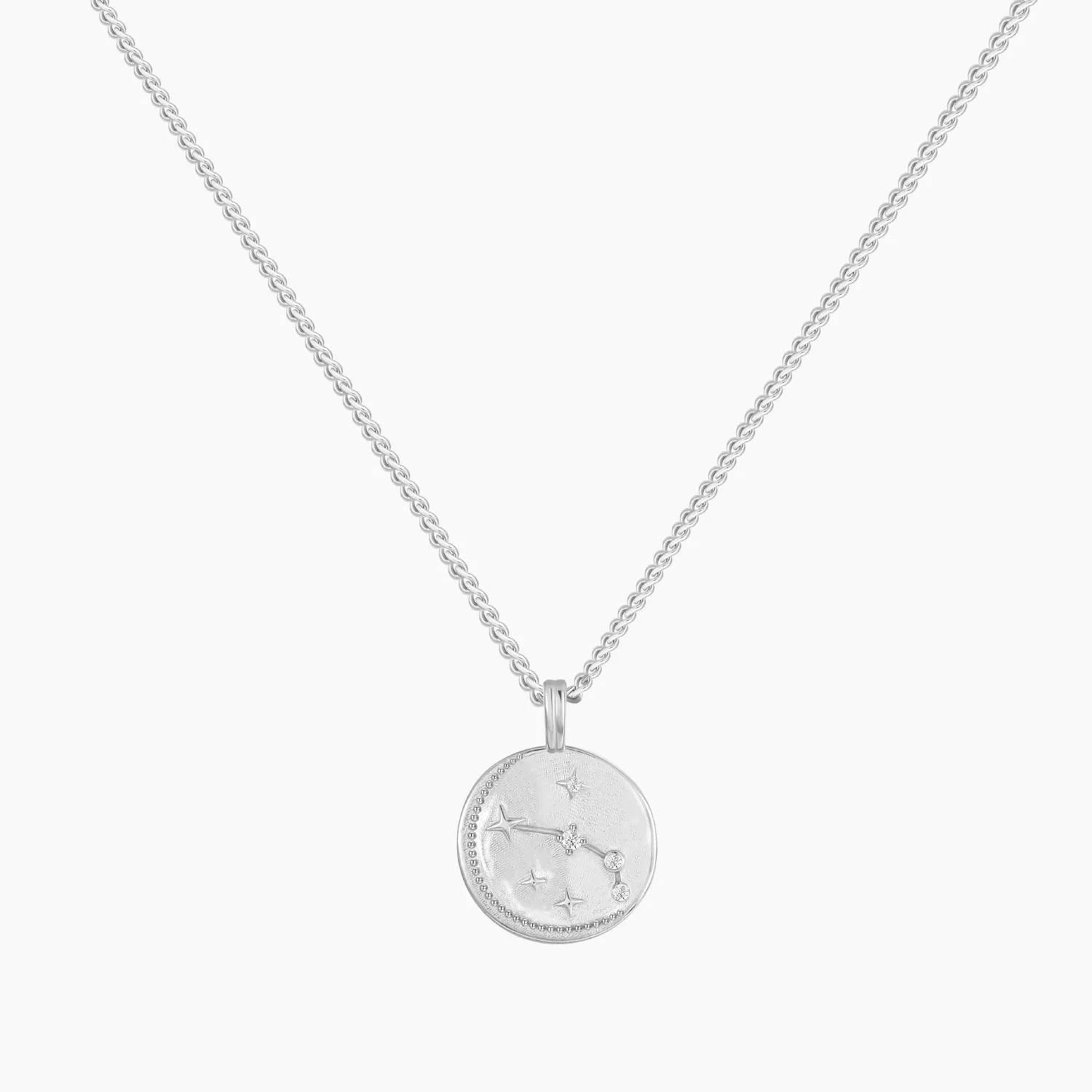 14K Gold Plated Aries Zodiac Personalized Pendant Necklace