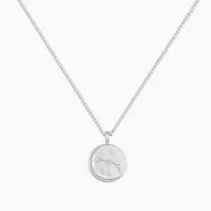 14K Gold Plated Aries Zodiac Personalized Pendant Necklace