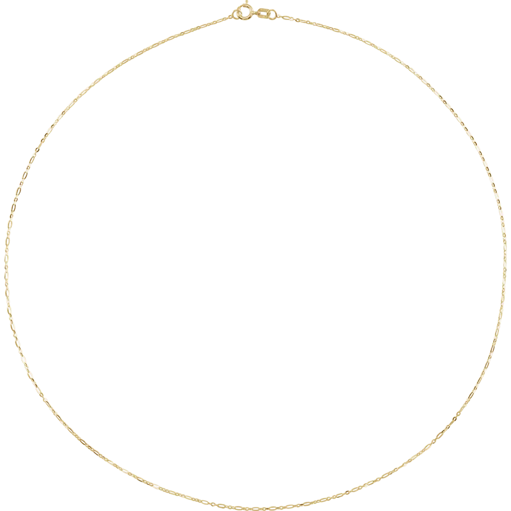 14K Yellow Gold Figaro Chain