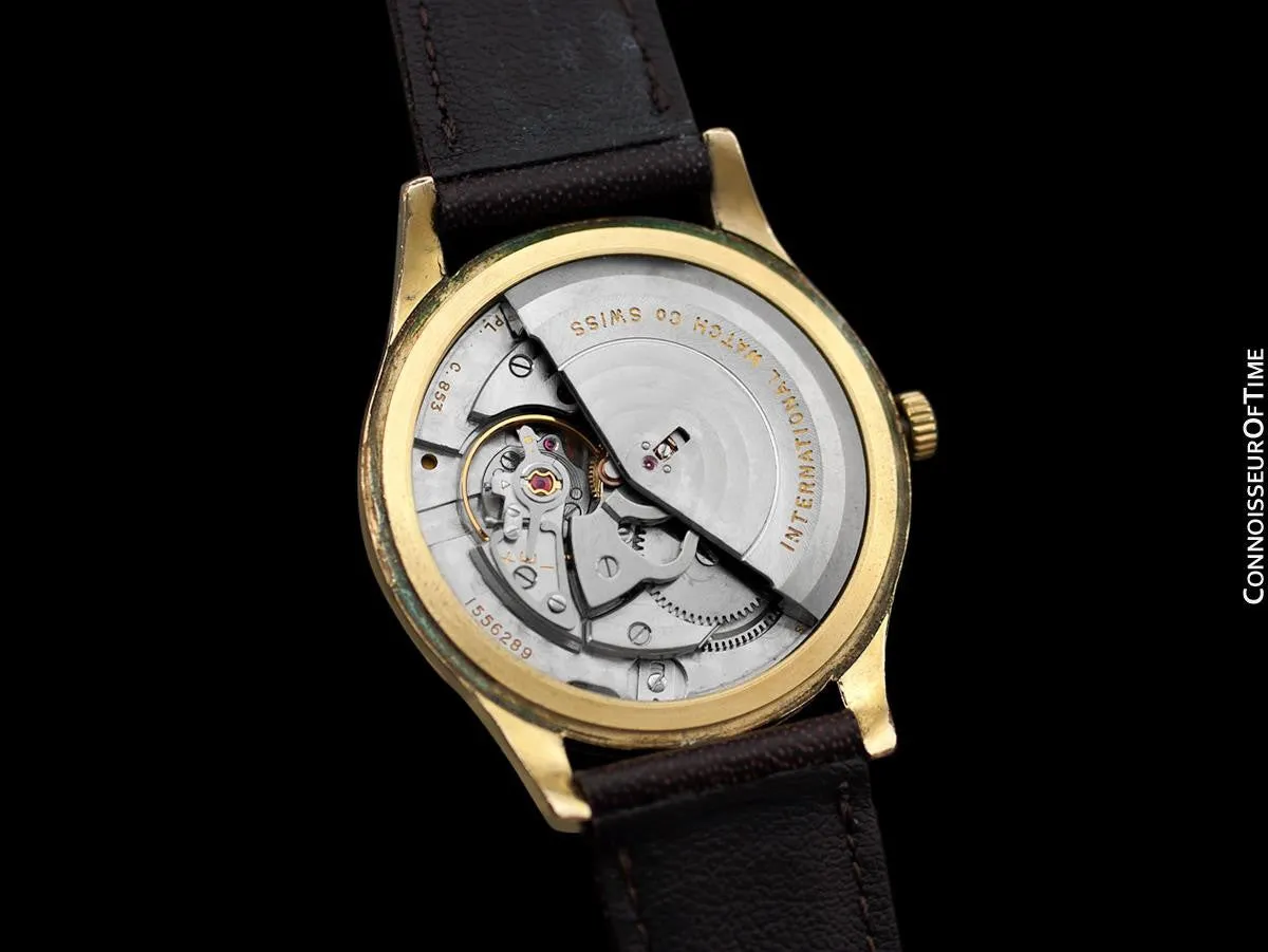 1961 IWC Vintage Mens Watch, Cal. 853 Automatic- 18K Gold Filled