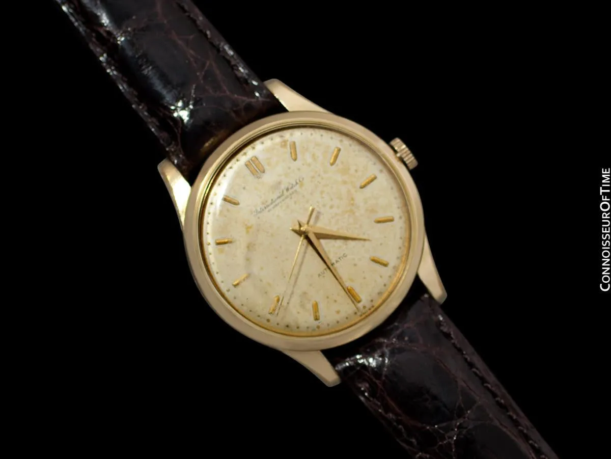 1961 IWC Vintage Mens Watch, Cal. 853 Automatic- 18K Gold Filled