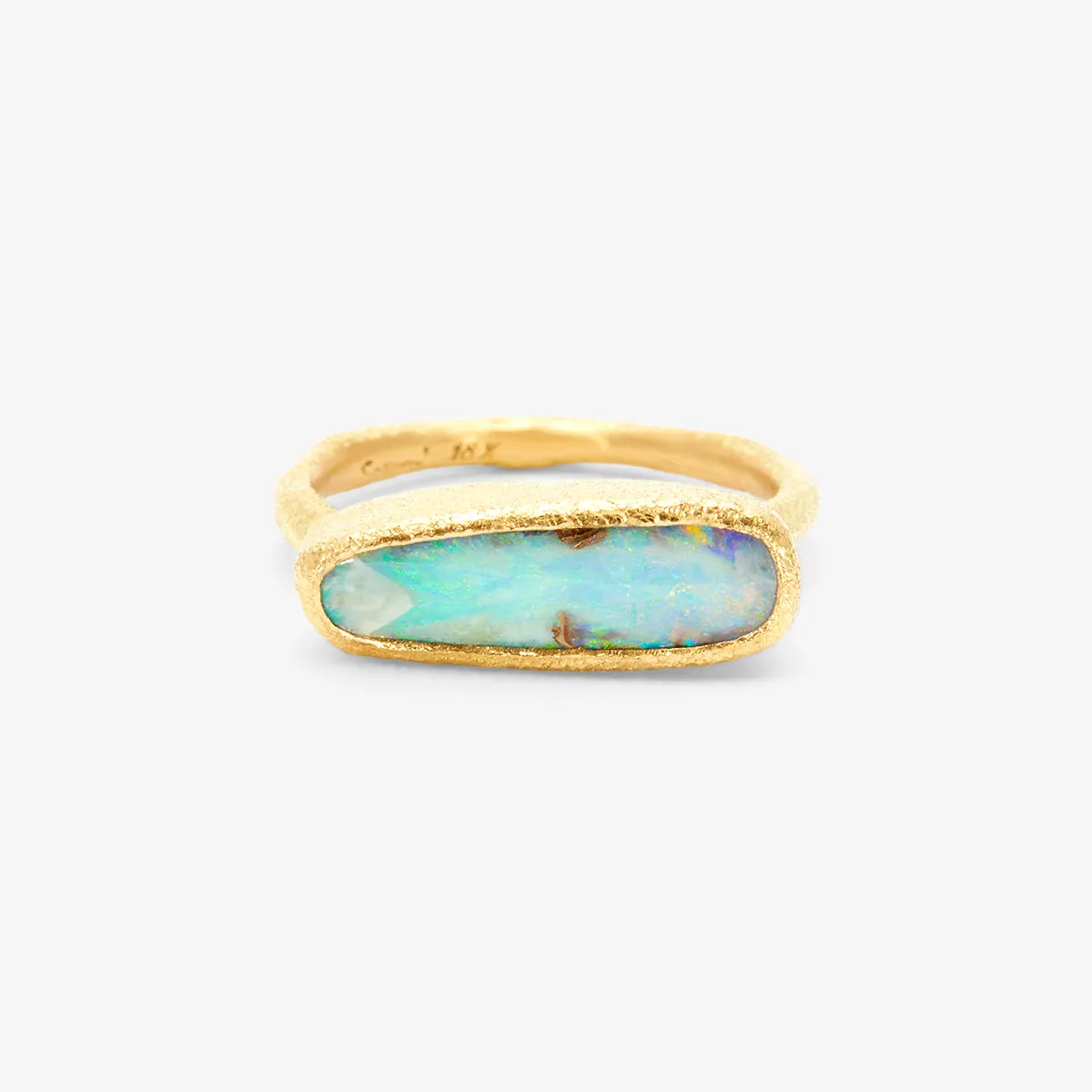 3.06 Carat One-of-a-Kind Boulder Opal Ring | OP8-OOAK