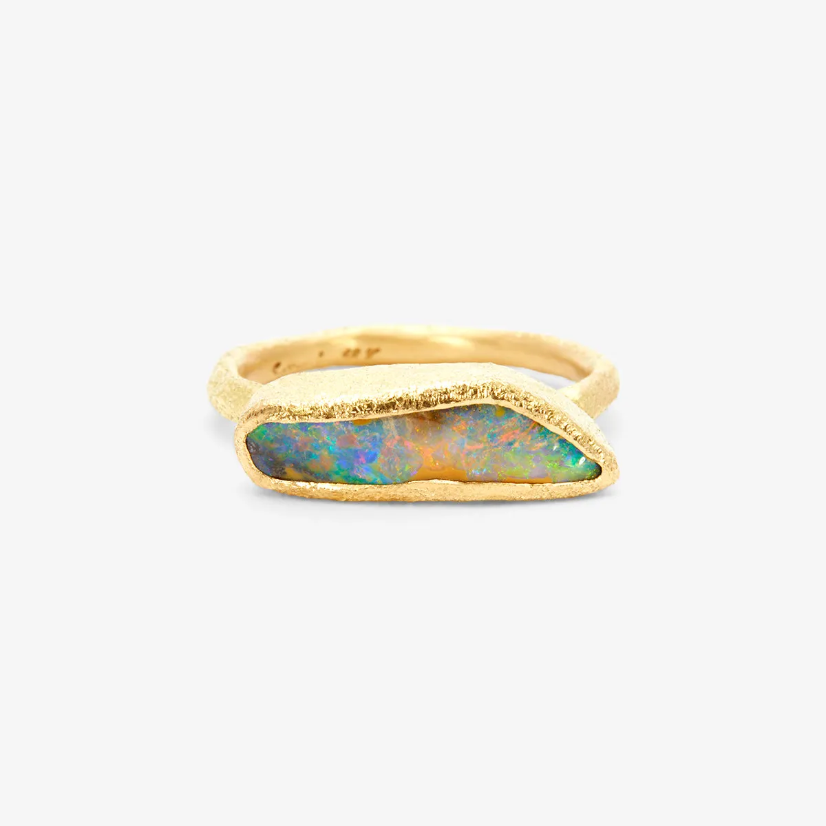 3.17 Carat One-of-a-Kind Boulder Opal Ring | OP3-OOAK