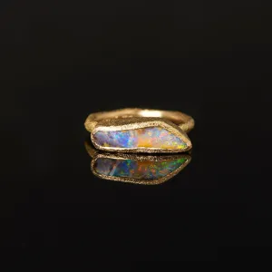 3.17 Carat One-of-a-Kind Boulder Opal Ring | OP3-OOAK