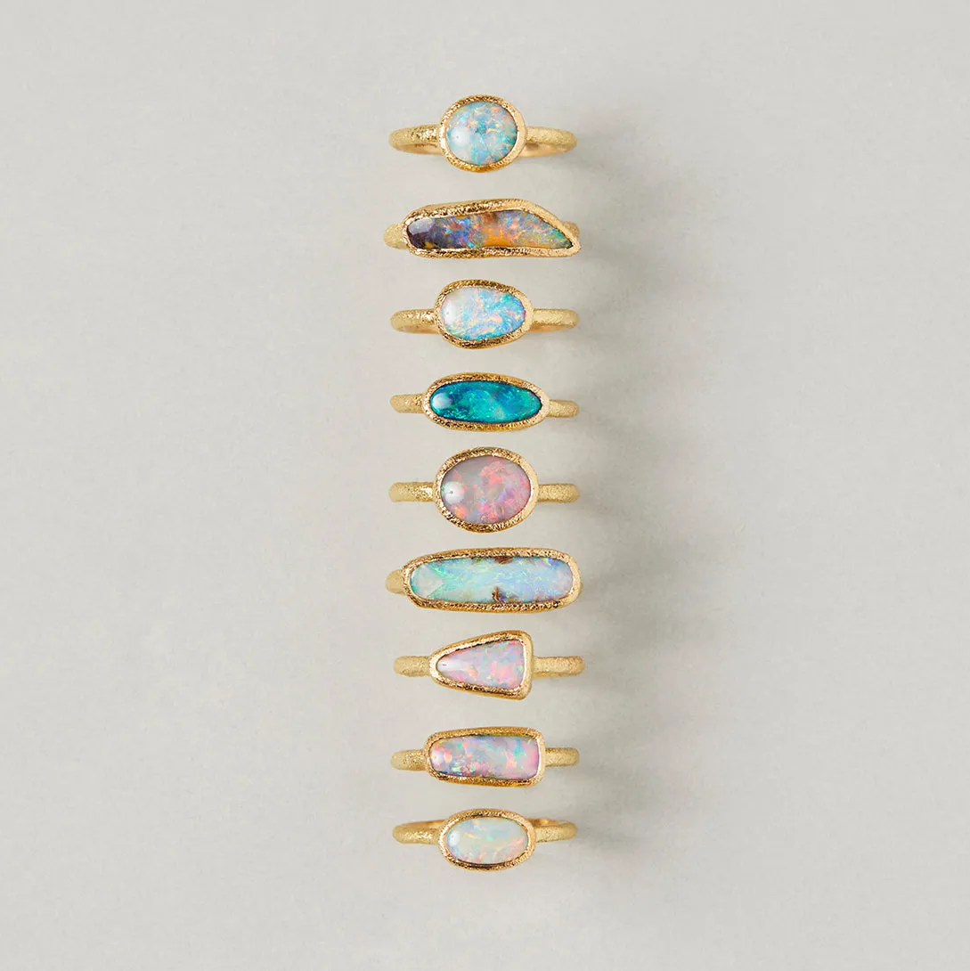 3.17 Carat One-of-a-Kind Boulder Opal Ring | OP3-OOAK