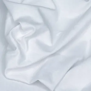 .65 MTR REMNANT 5.9oz Cotton TENCEL™ Modal Knit - White