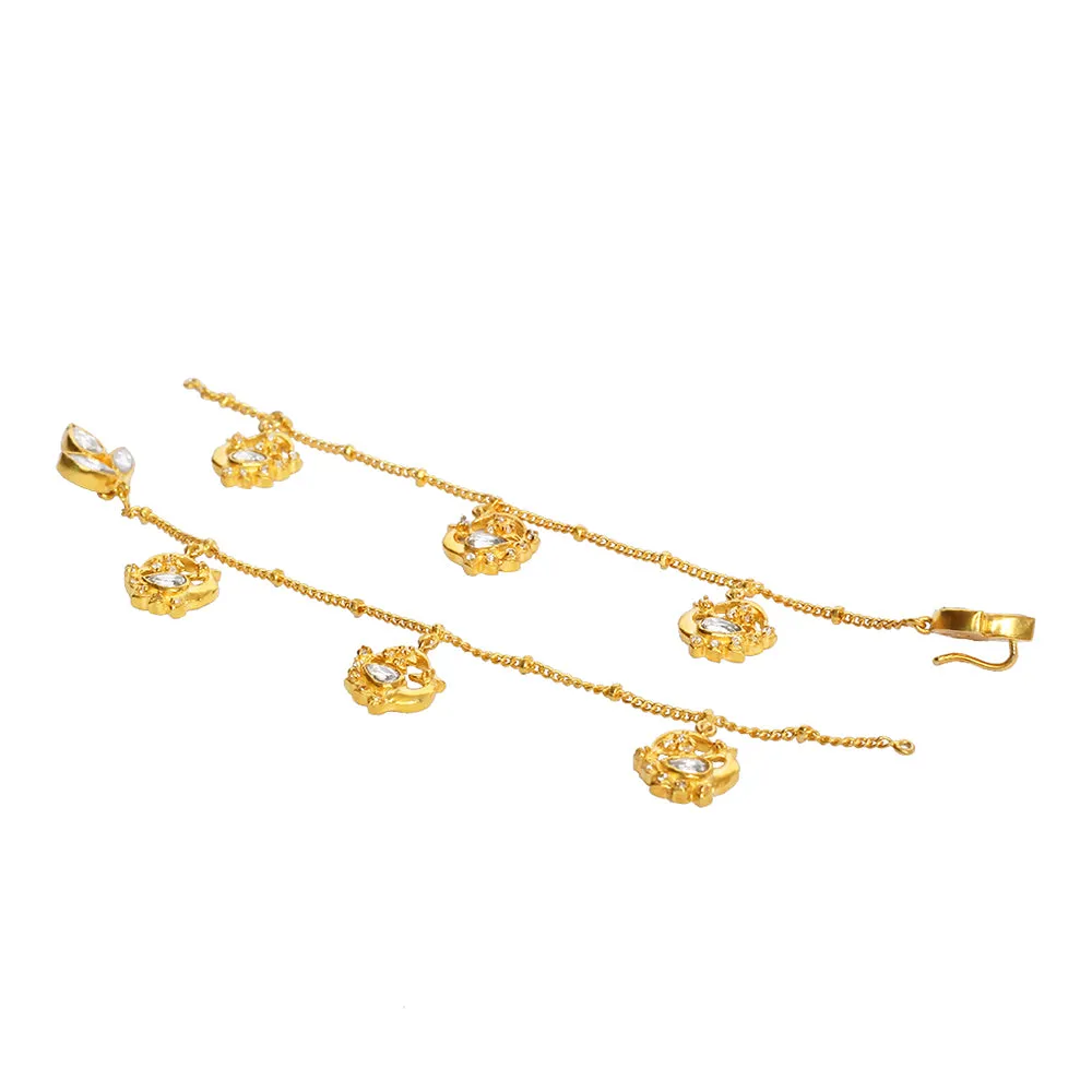 92.5 Sterling Silver Swan Studs With Optional Earchain
