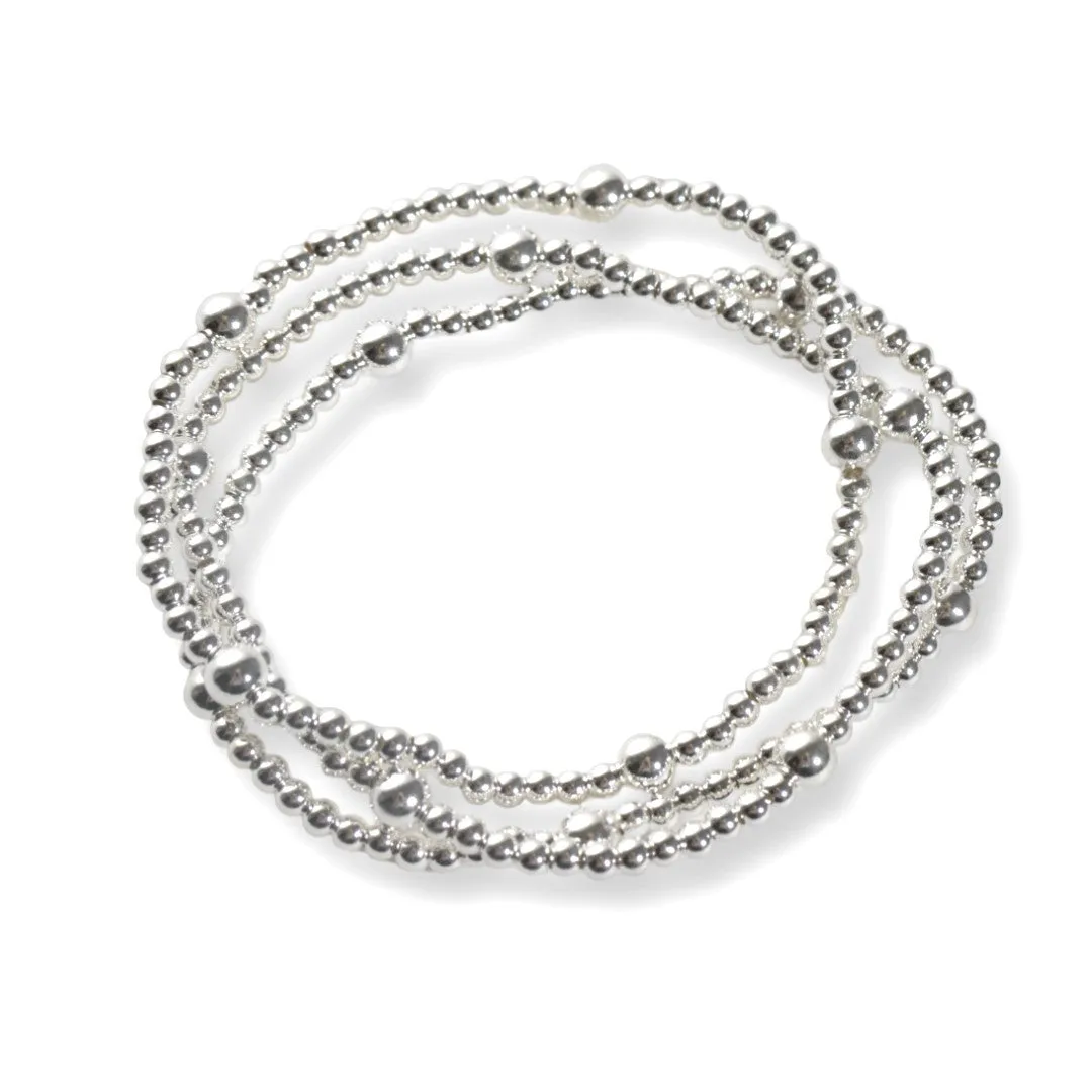 Allison Avery Empower Bracelet in Silver