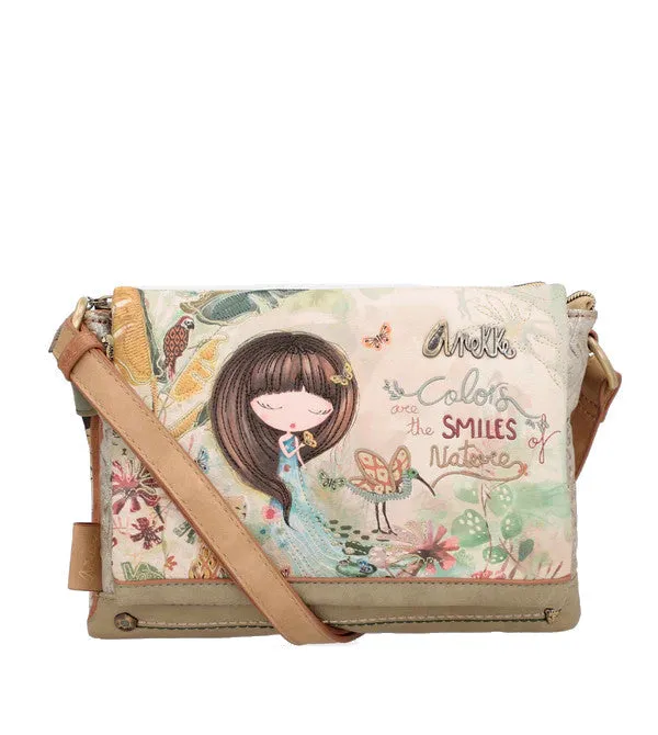 Anekke Amazonia Fold Over Top Crossbody Handbag