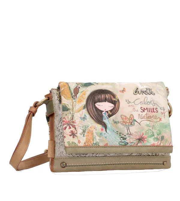 Anekke Amazonia Fold Over Top Crossbody Handbag