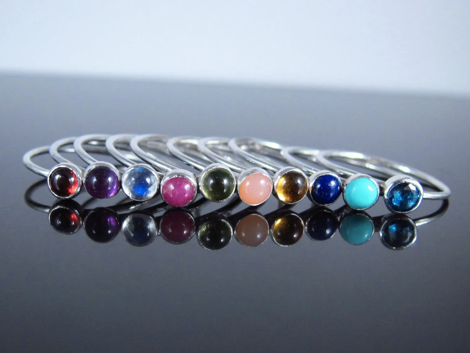 August Birthstone Ring Peridot-Sterling Silver