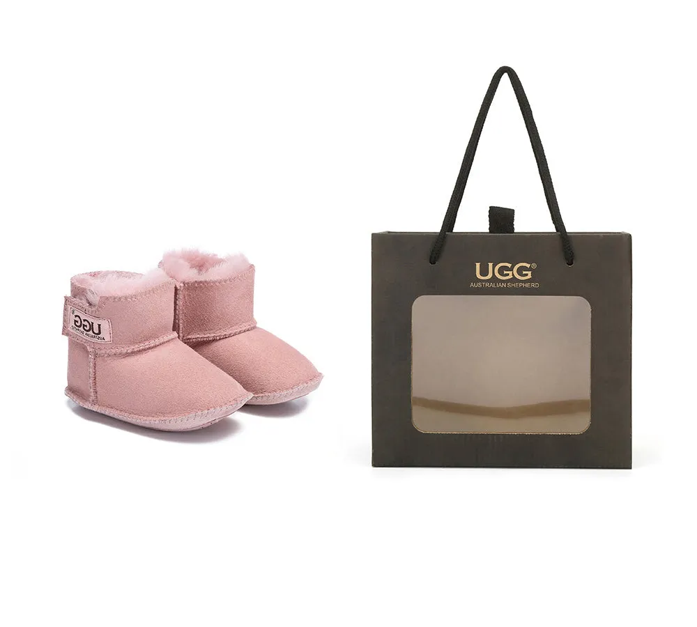 Australian Sheepskin Baby Bootie Gift Box Eliana