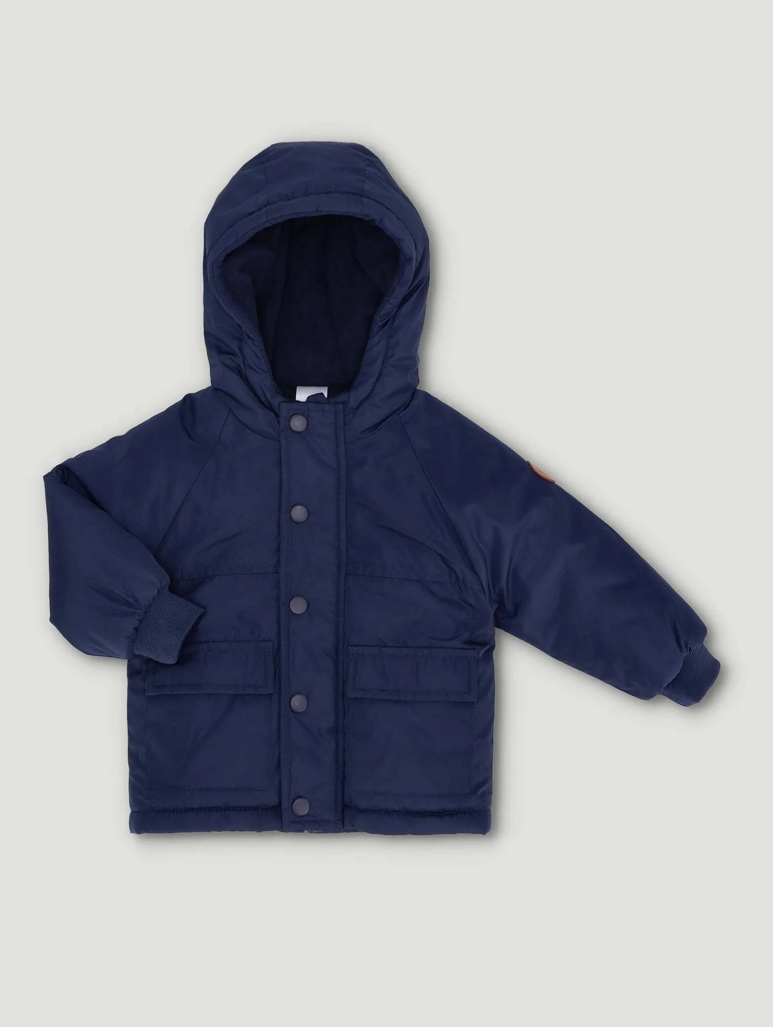 Baby Boys Parka Jacket - Navy