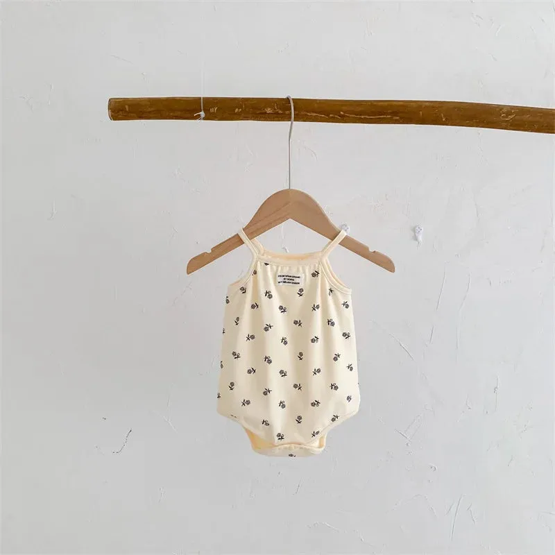 Baby Sleeveless Plaid Jumpsuits