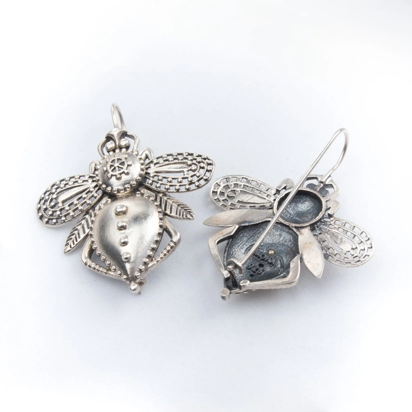 Bhawara Silver Earrings by MOHA
