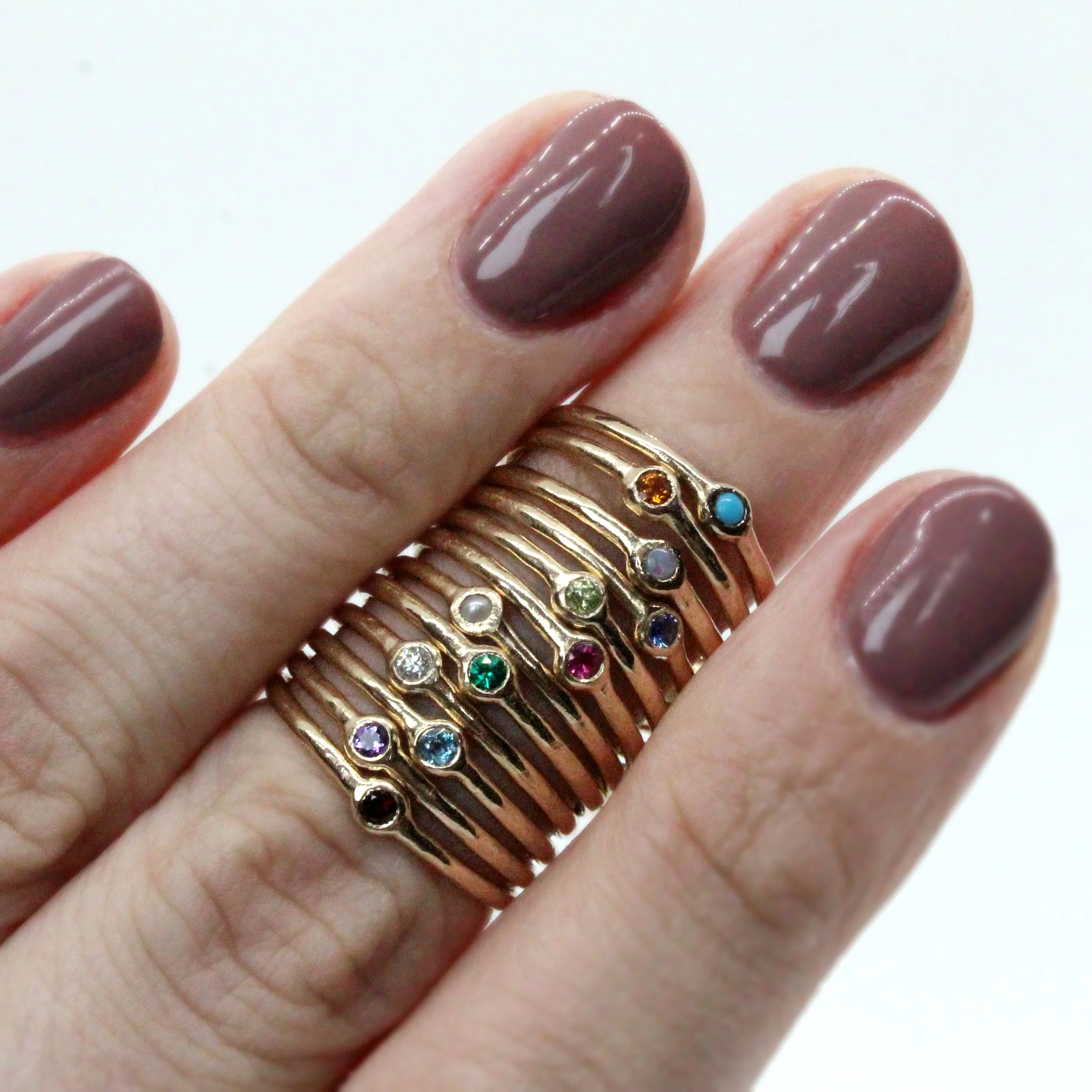 Birthstone Talisman Ring | January | Garnet