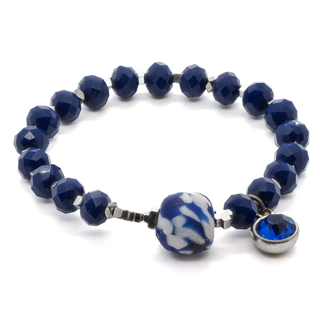 Blue Crystal Bracelet