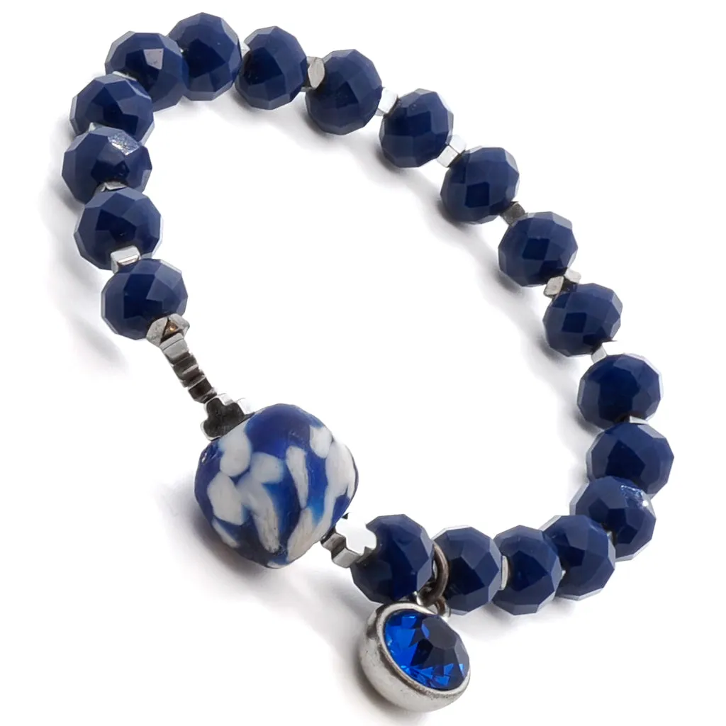 Blue Crystal Bracelet