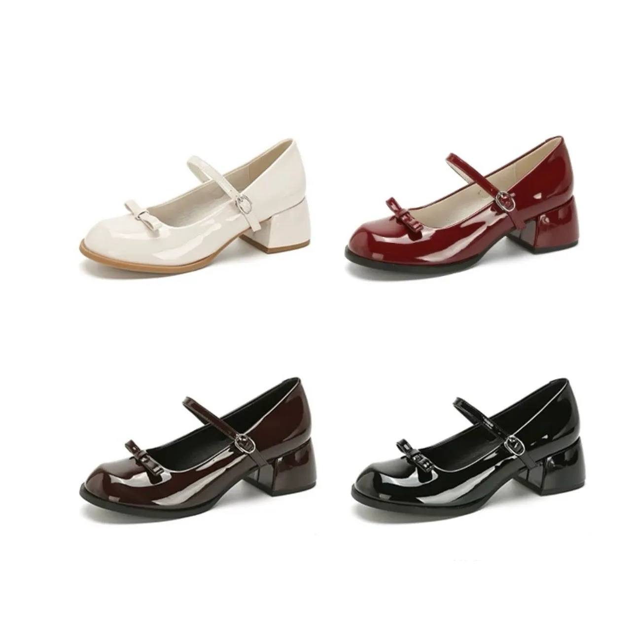 Bow Mary Janes
