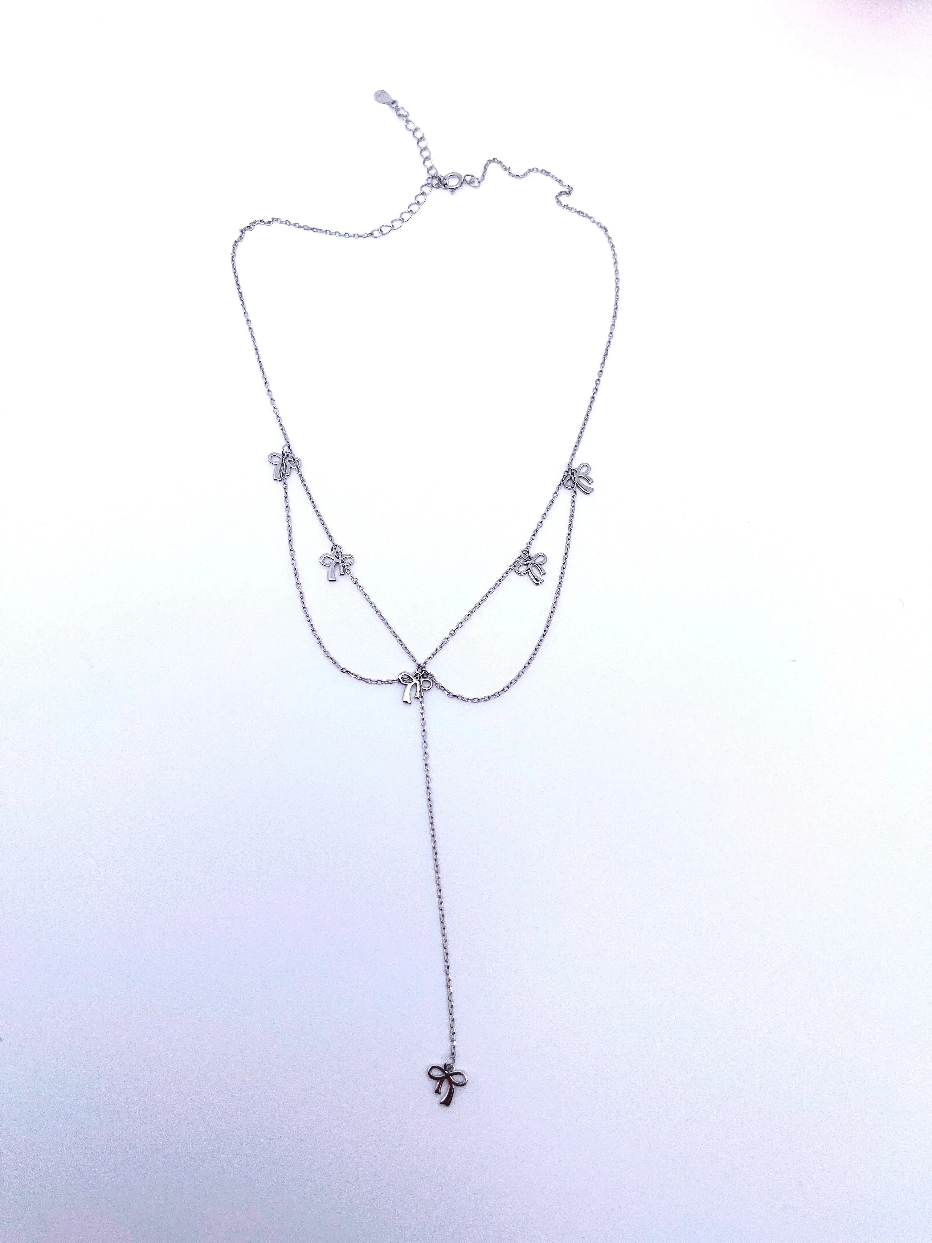 Bow Tie Multi-chain Necklaces