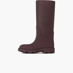 Burberry Marsh Rain High Boots Burgundy (women's)