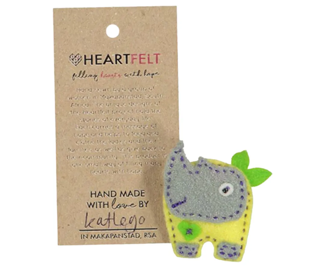Bushveld Animal Brooches