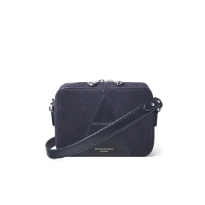 Camera Crossbody Bag in Dark Navy Nubuck