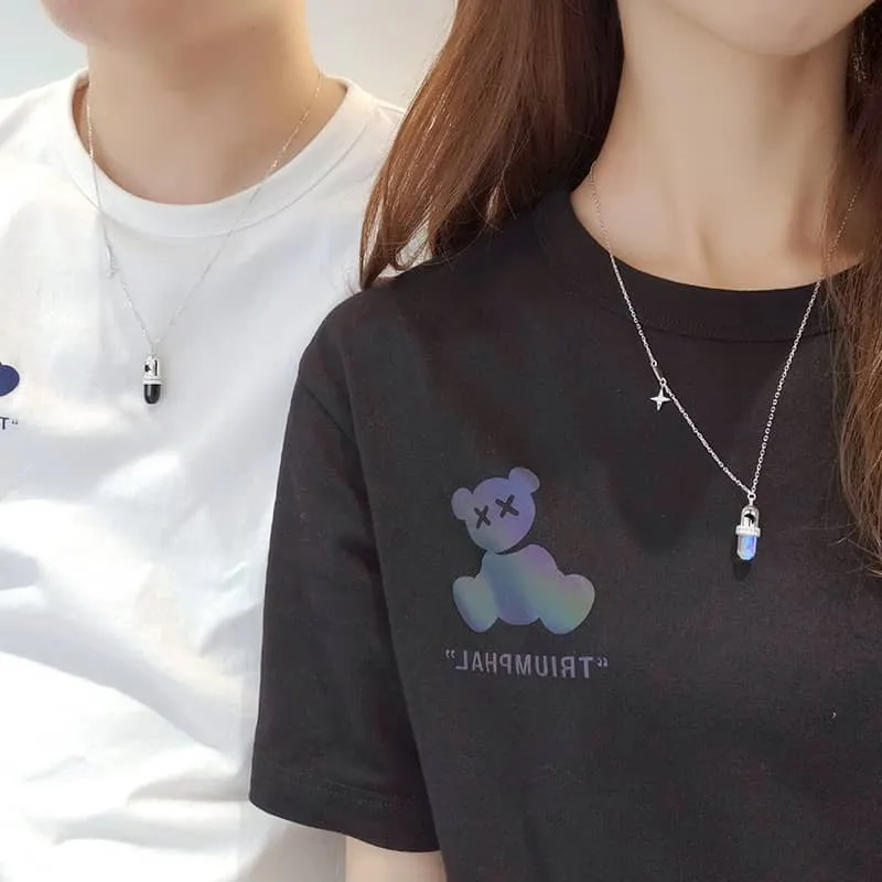 Capsule Magnetic Matching Necklaces