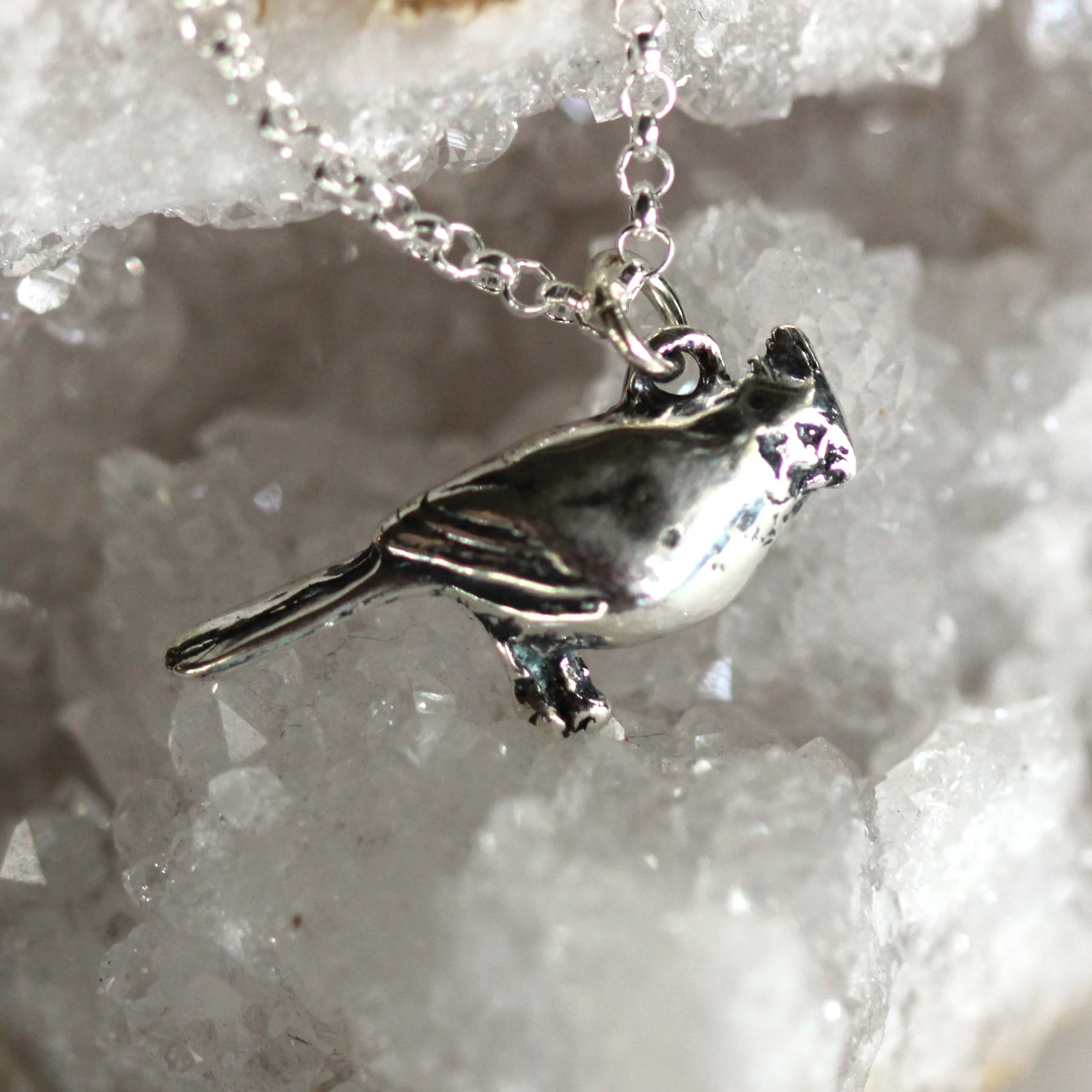 Cardinal Necklace in Sterling Silver