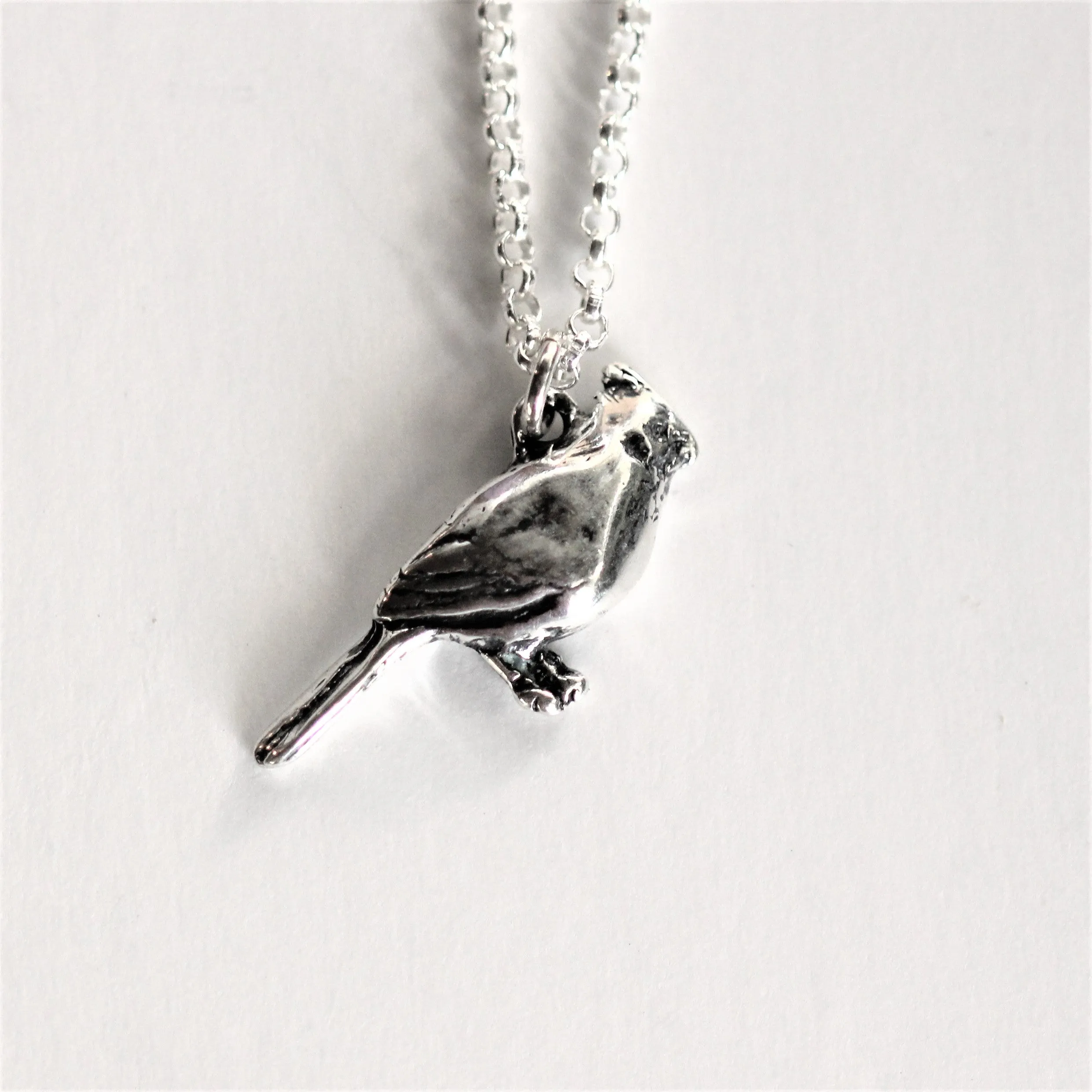 Cardinal Necklace in Sterling Silver