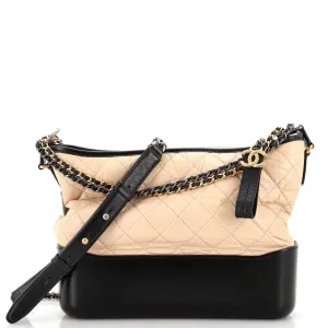 CHANEL Gabrielle Hobo Quilted Aged Calfskin Medium