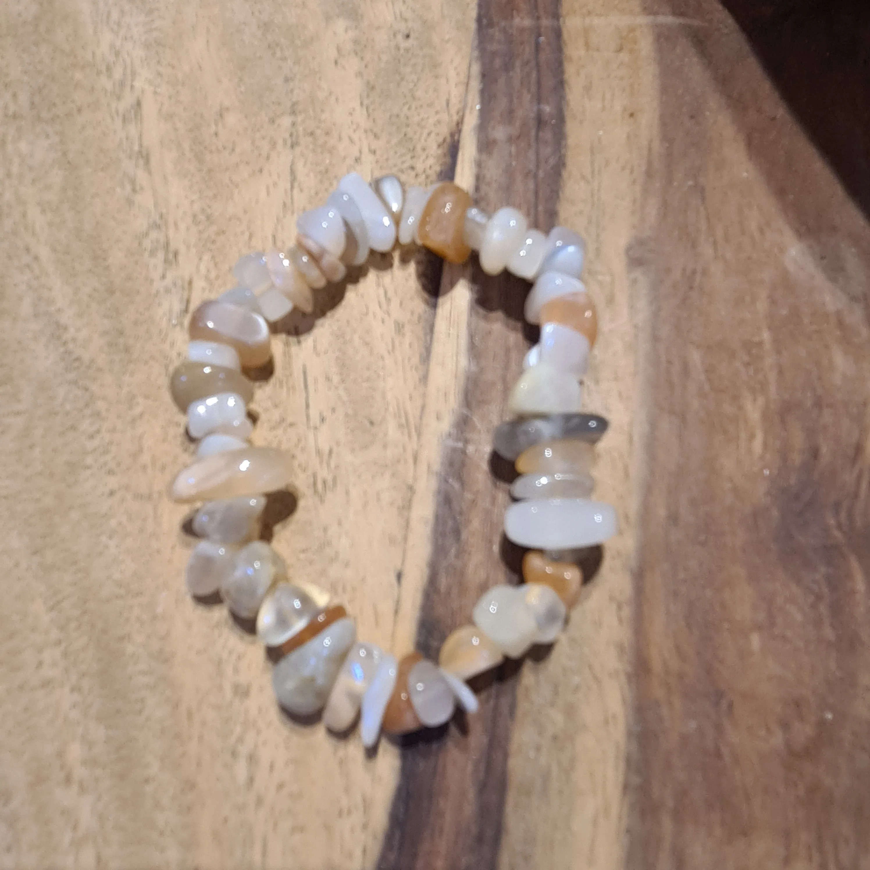 Chip Crystal Bracelet on Elastic