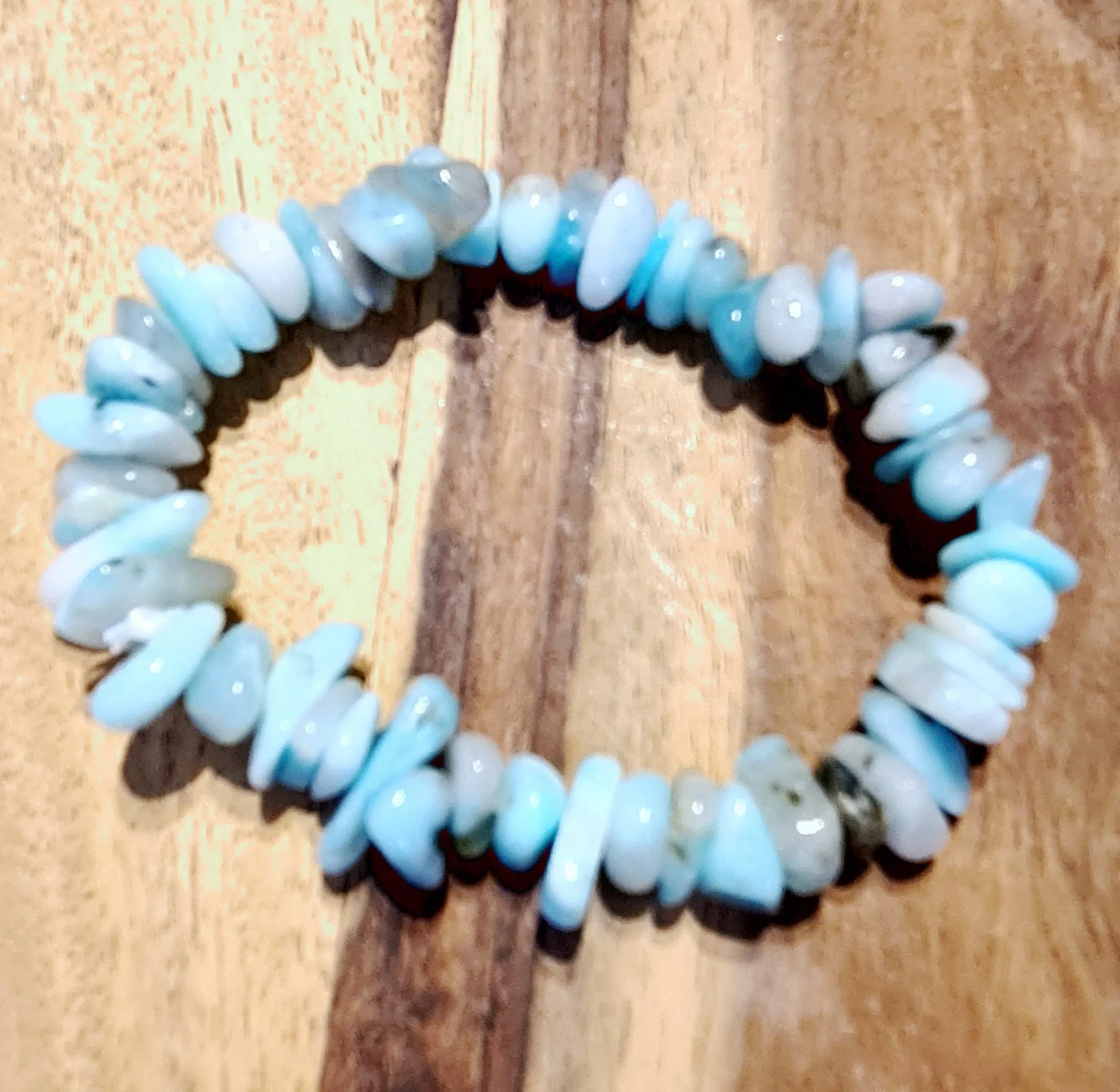 Chip Crystal Bracelet on Elastic