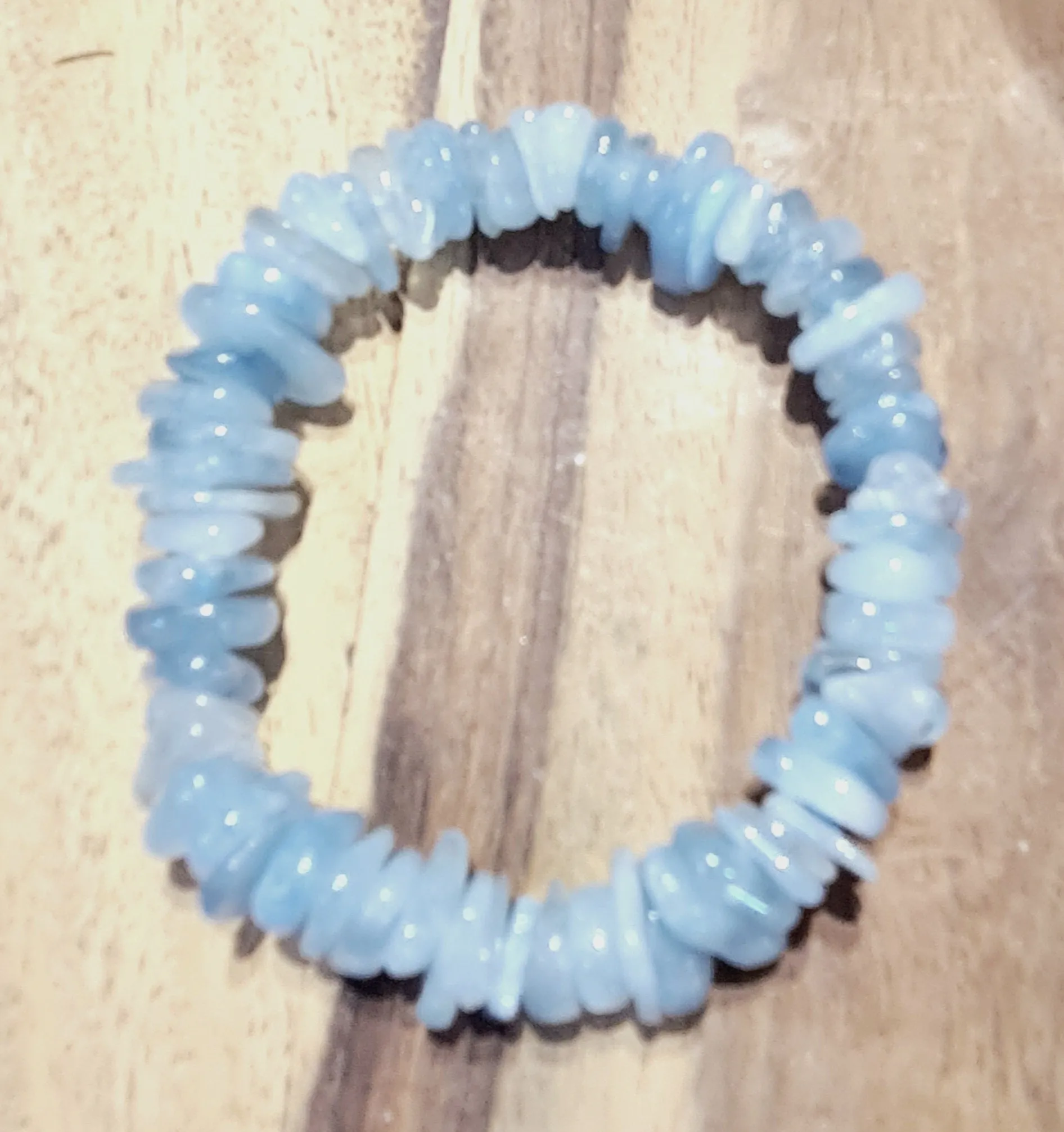Chip Crystal Bracelet on Elastic