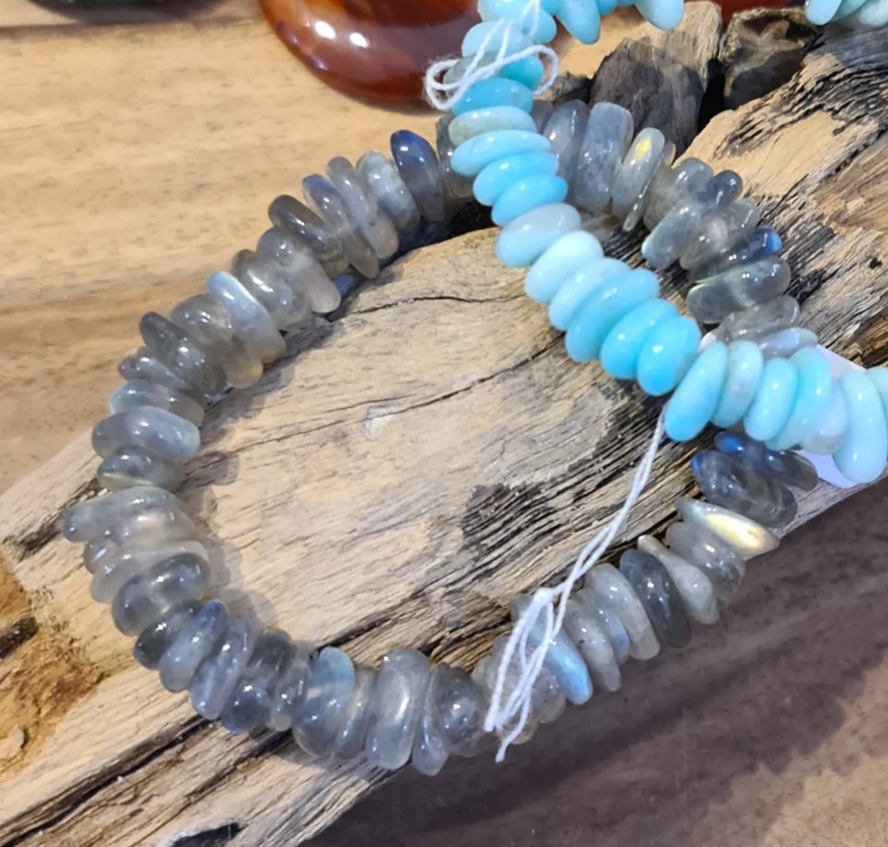 Chip Crystal Bracelet on Elastic