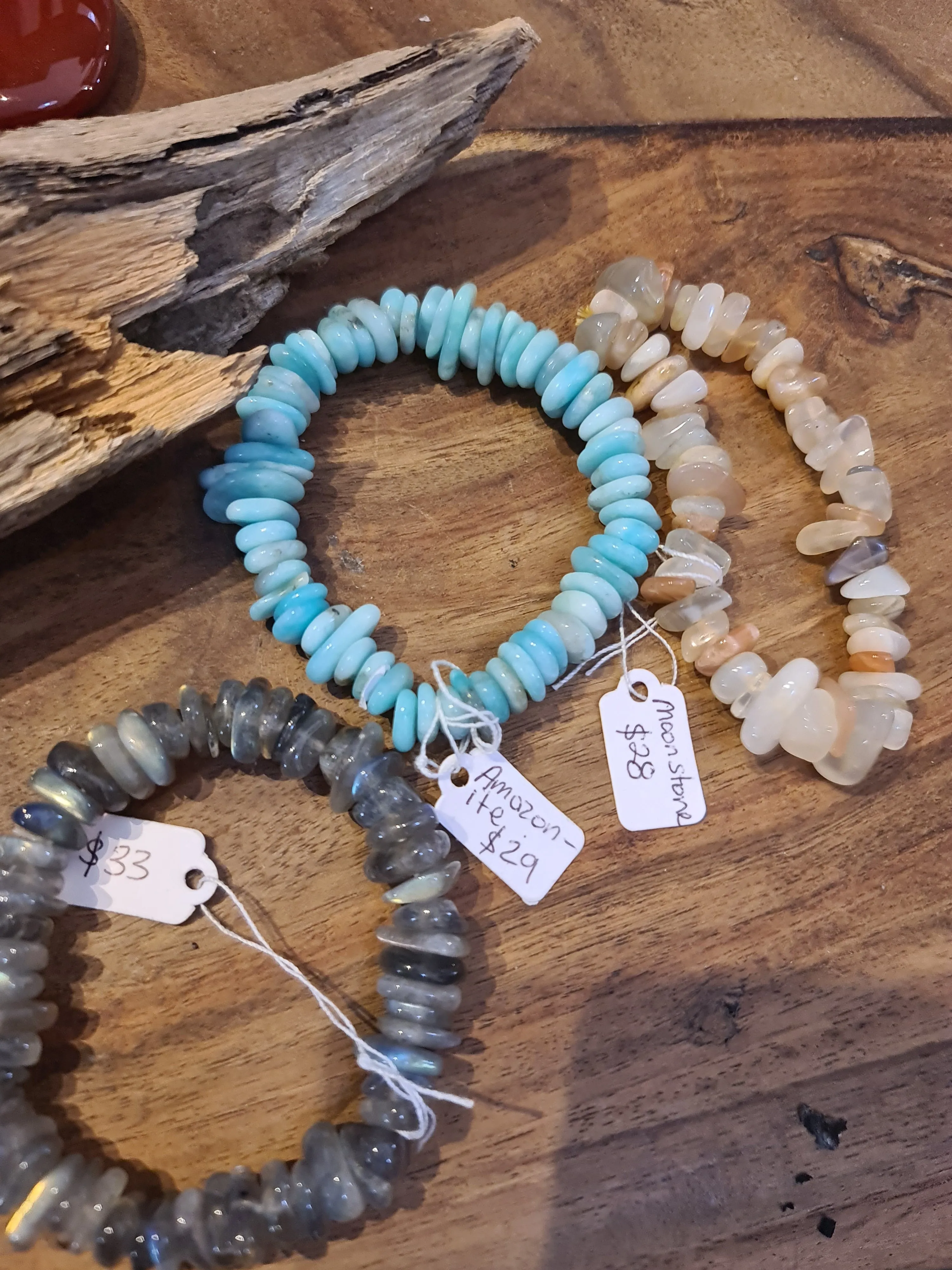 Chip Crystal Bracelet on Elastic