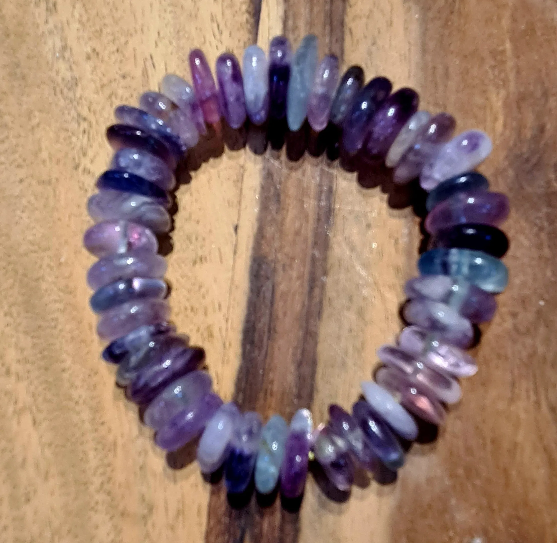 Chip Crystal Bracelet on Elastic
