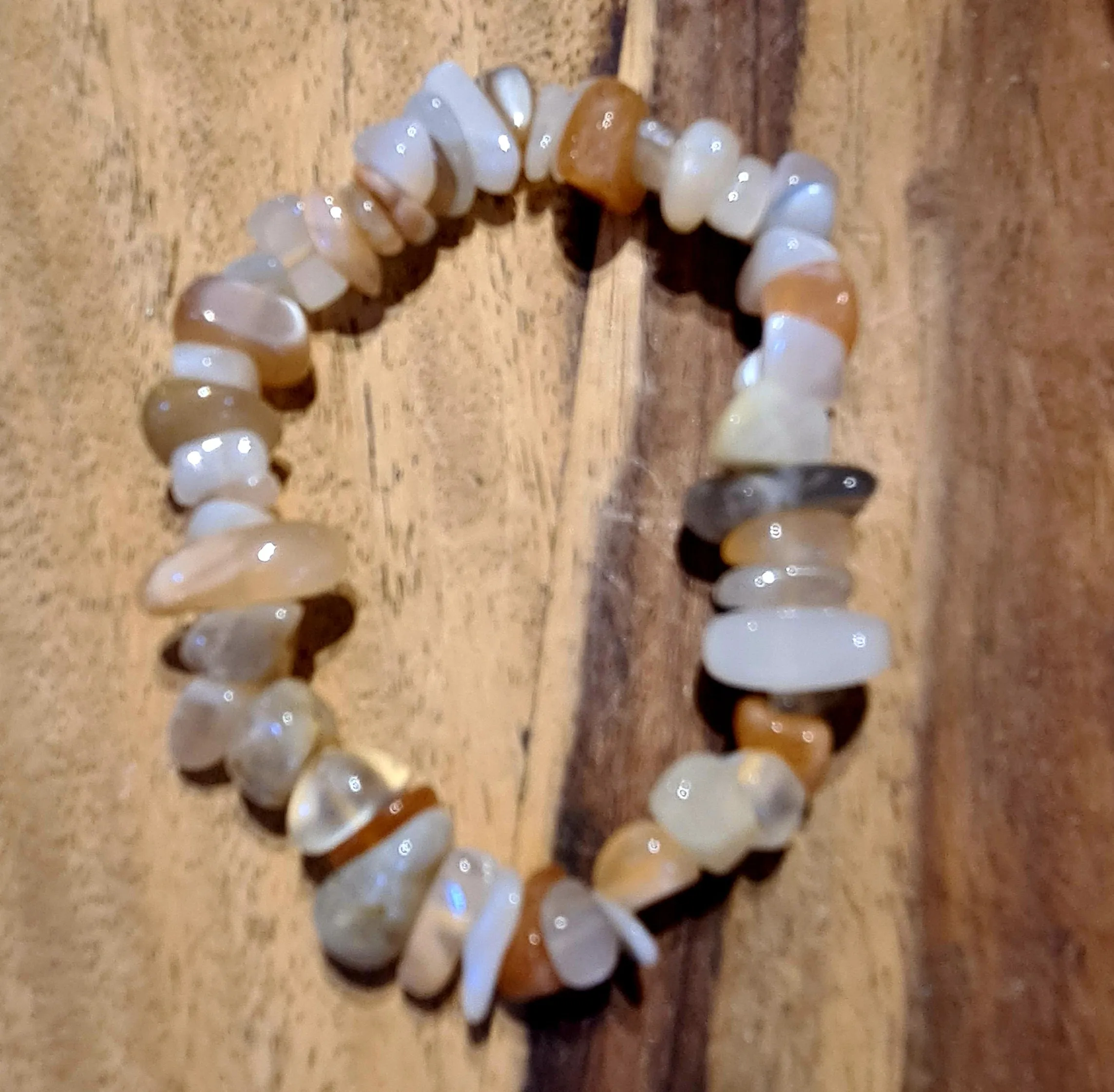 Chip Crystal Bracelet on Elastic