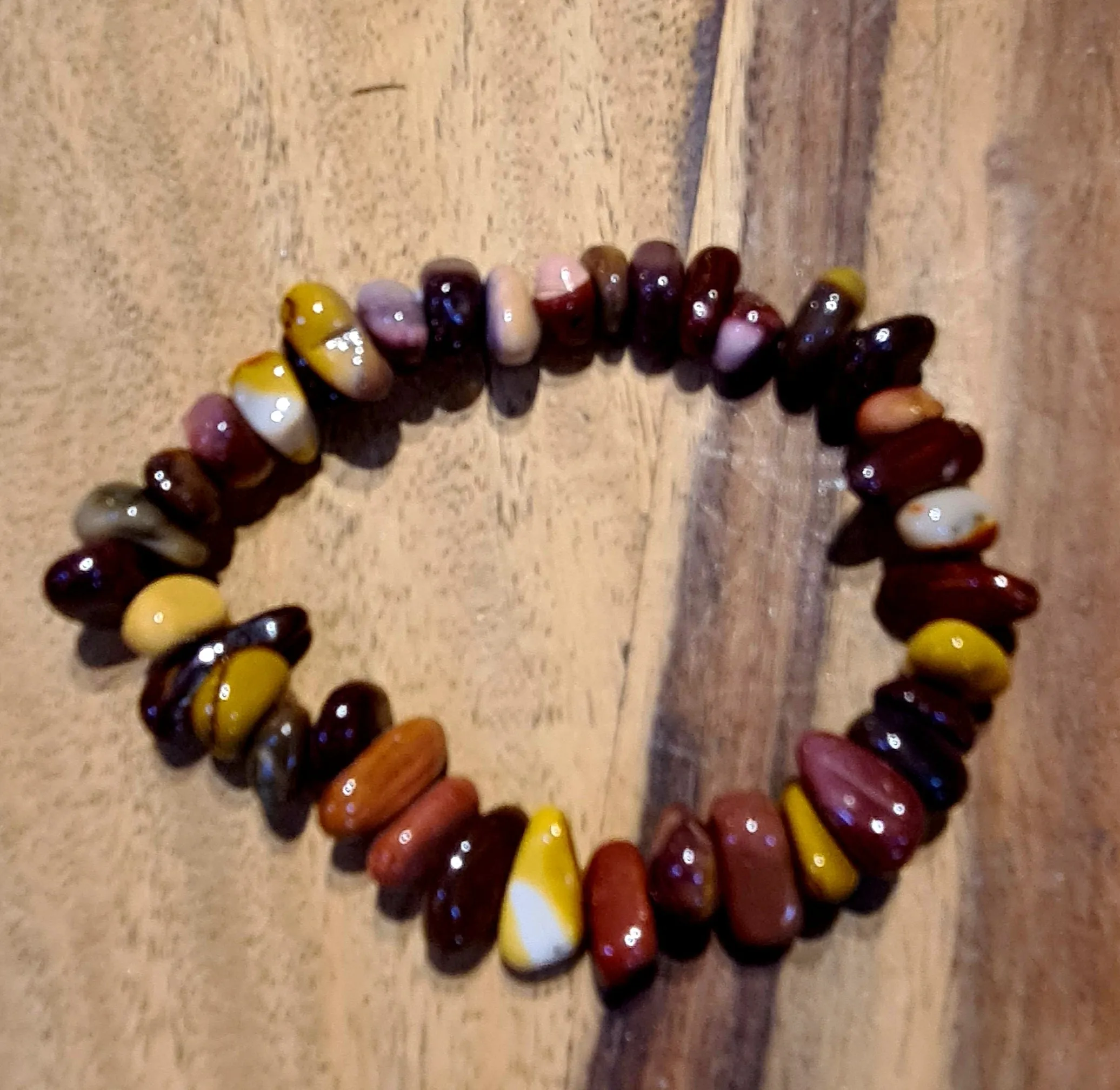 Chip Crystal Bracelet on Elastic