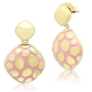 CJG2074 Stainless Steel Epoxy Earrings