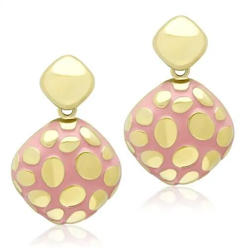 CJG2074 Stainless Steel Epoxy Earrings