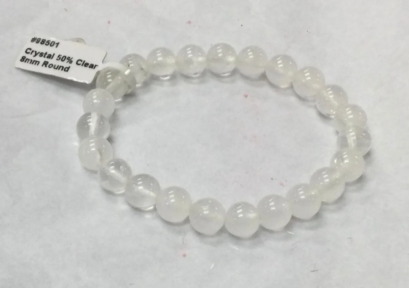 Clear Quartz Bracelet 8mm