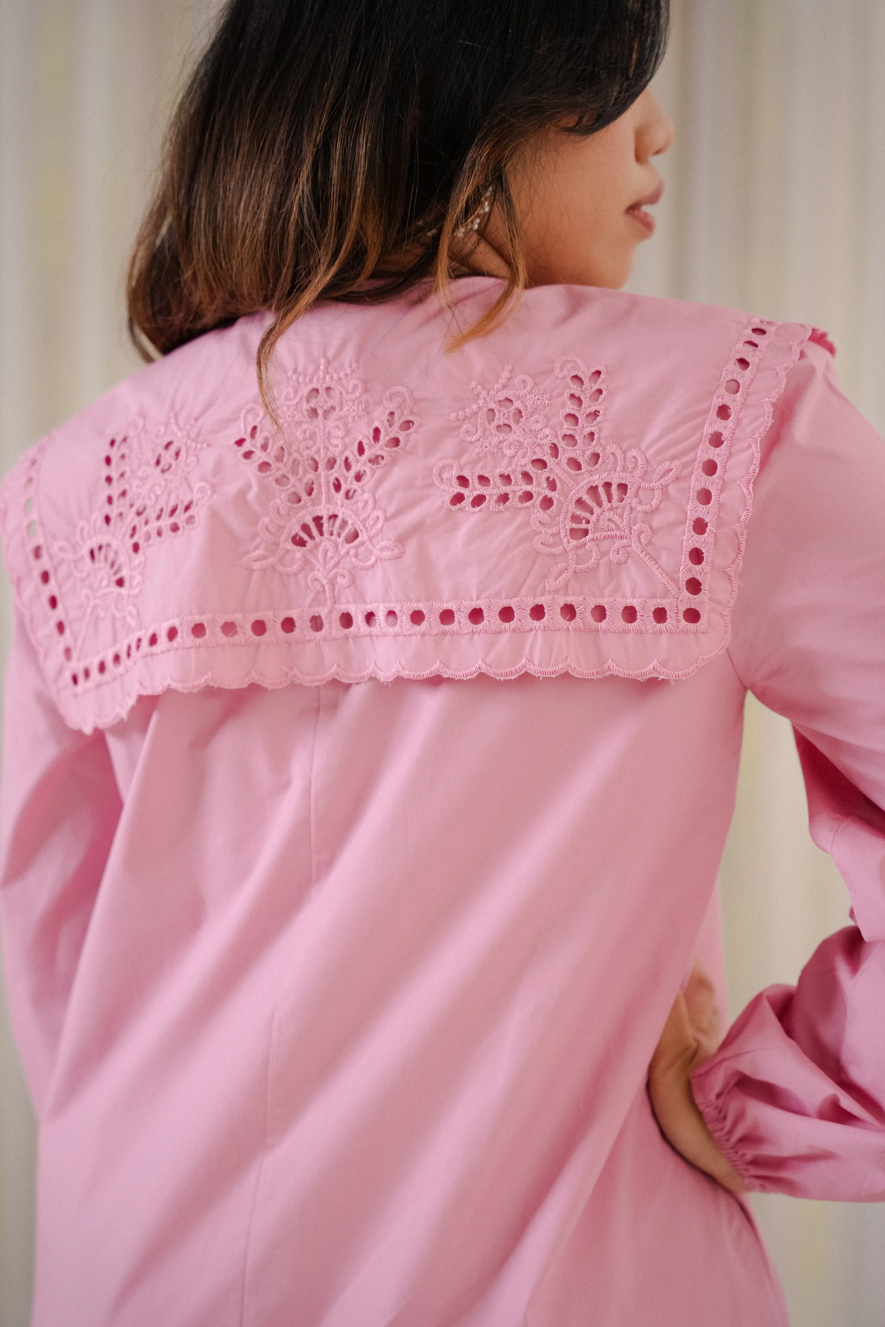 COLETTE DRESS IN BUBBLEGUM