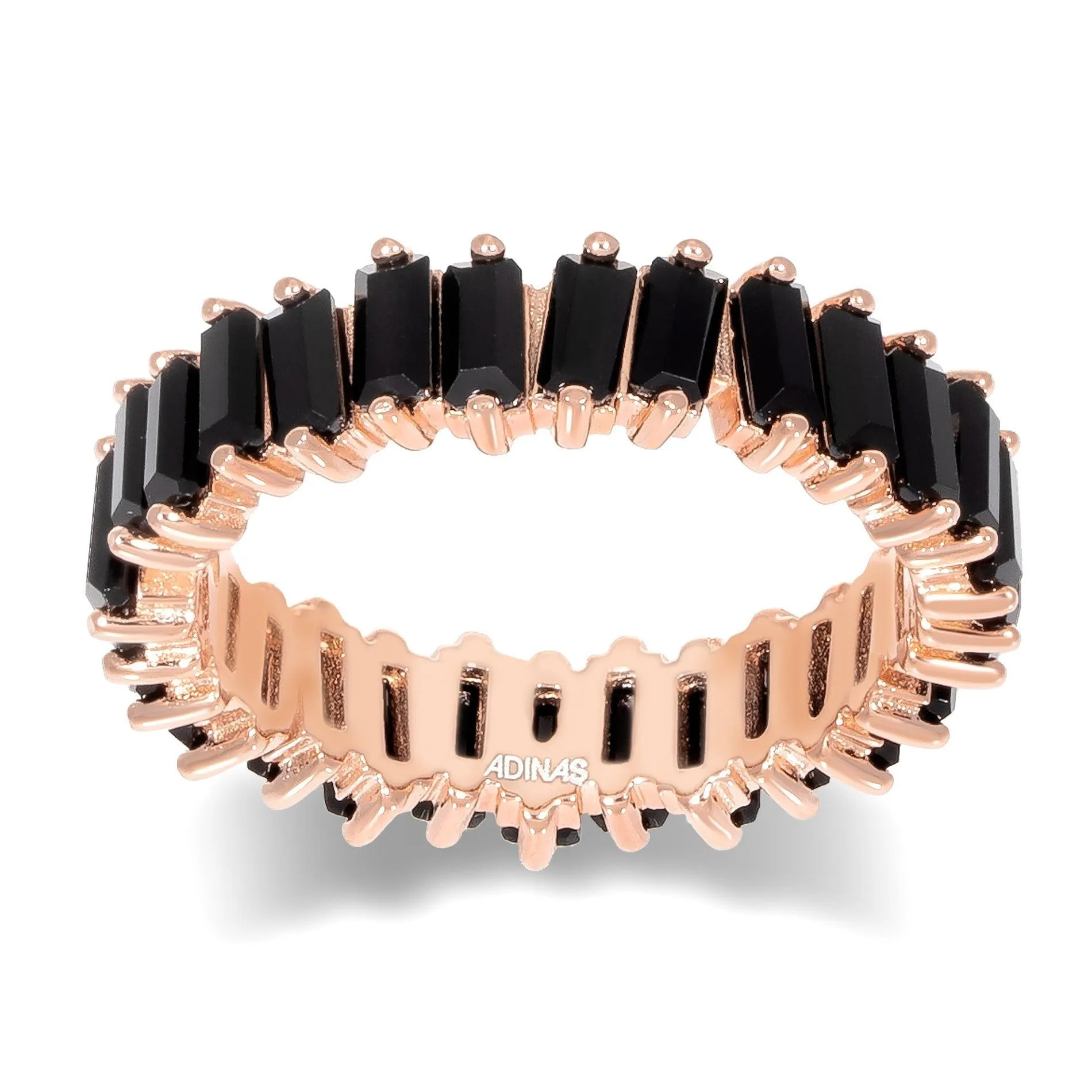 Crystal Colored Baguette Eternity Band
