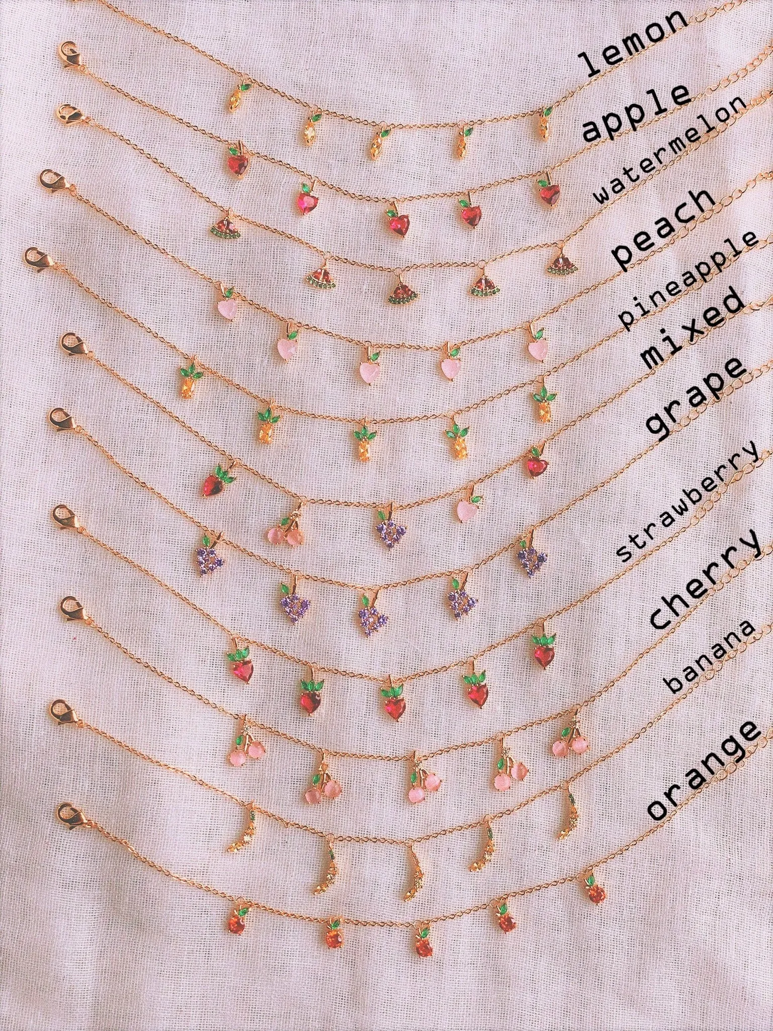 CRYSTAL FRUIT Bracelet