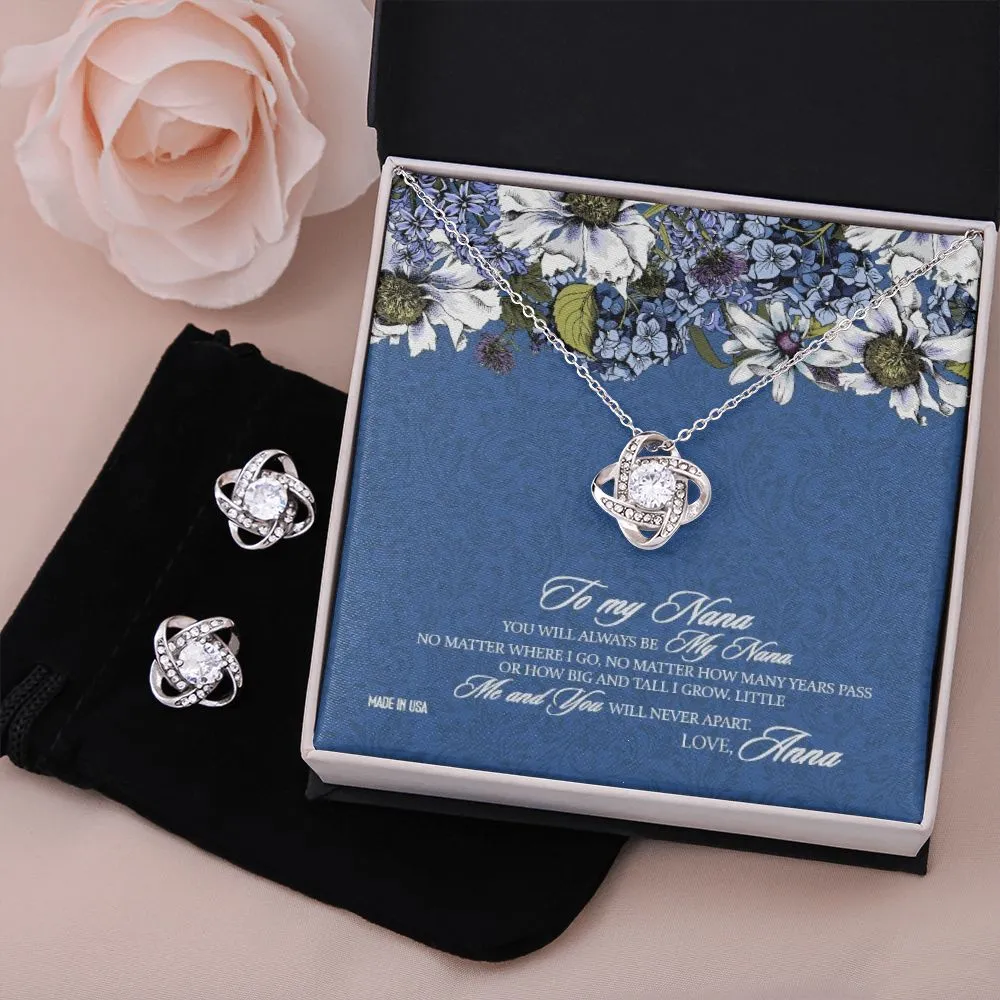 Custom Mother In Law 03 14k White Gold Interlocking Heart Pendant Necklace Jewelry Gifts For Mom Wife Grandma Nana Auntie Mother Day