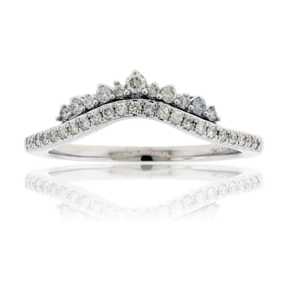 Diamond Contour Tracer Style Ring