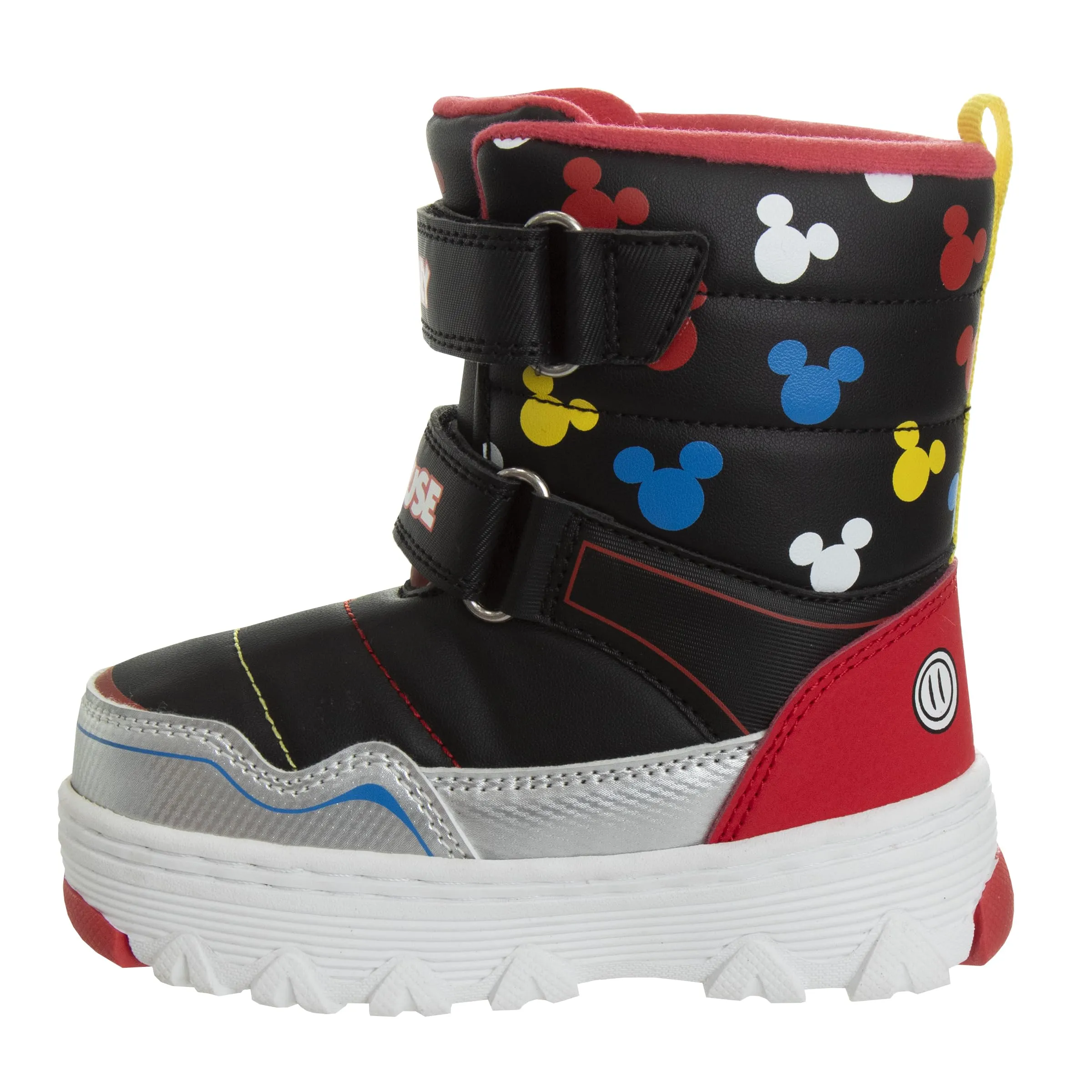 Disney Mickey Mouse Snowboots - Kids Water Resistant Winter Boots (Toddler/Little Kid)